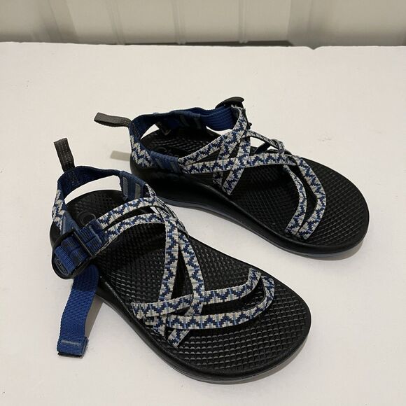 Chaco ZX/1 EcoTread Outdoor Strappy Sandals Blue J180071 Youth Size 2 - Picture 2 of 10